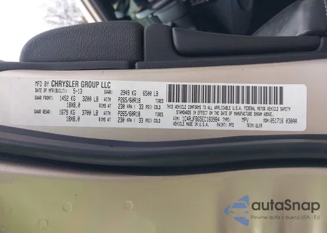 2014 Jeep Grand Cherokee Limited z USA, uszkodzony, nr VIN 1C4RJFBG5EC183984